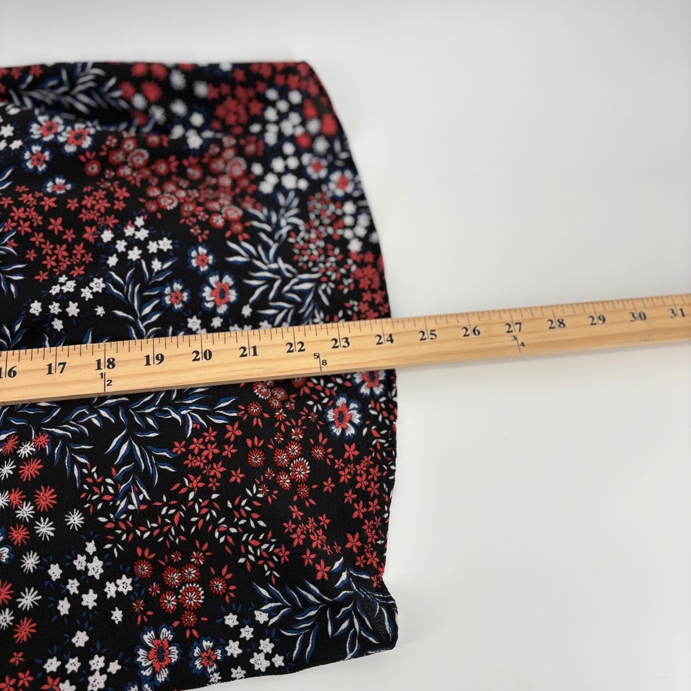 Signature Studio Womens S Floral Print Tie Front Blouse Sheer‎ Romantic Date - Picture 6 of 8